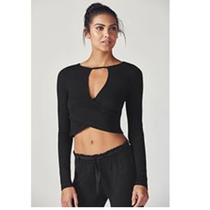 Fabletics wrap athletic top
